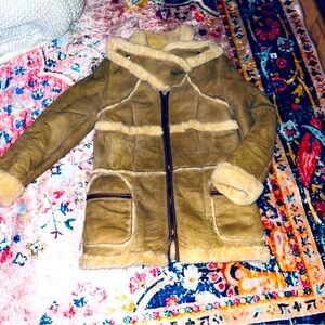 Sold  Sold  SOLD   Women’s Vintage Lambskin & Shearling coat with wool lining